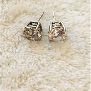 925 Sterling Silver CZ Studs